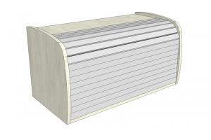 Полка с ролетами клен Пл542