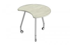 Стол мобильный клен Пл342
